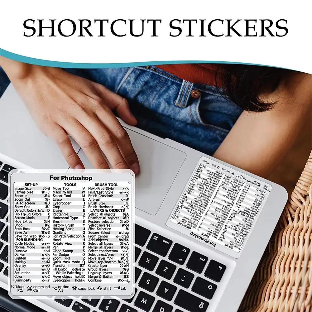 Office Keyboard Shortcut Key Sticker Suitable For Apple Window Photoshop Sticker Operating System Pattern