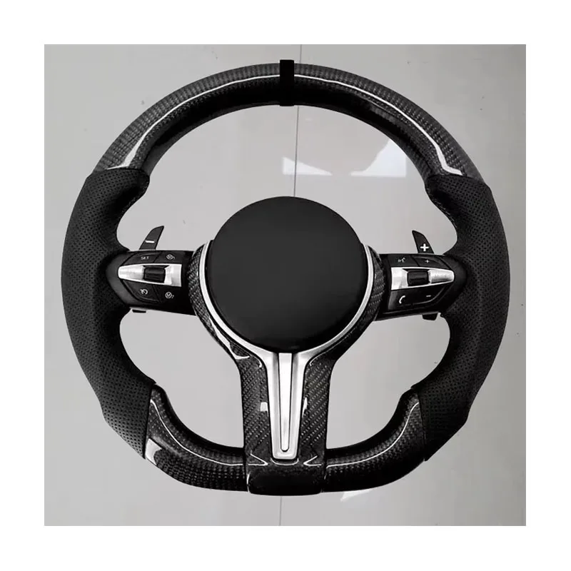 

Carbon Fiber Steering Wheel for F10 F11 F12 F13 F14 F15 F16 F22 F30 F31 F32 F33 F34 F80 F82 F83 F85 F86 F87 Car Accessories