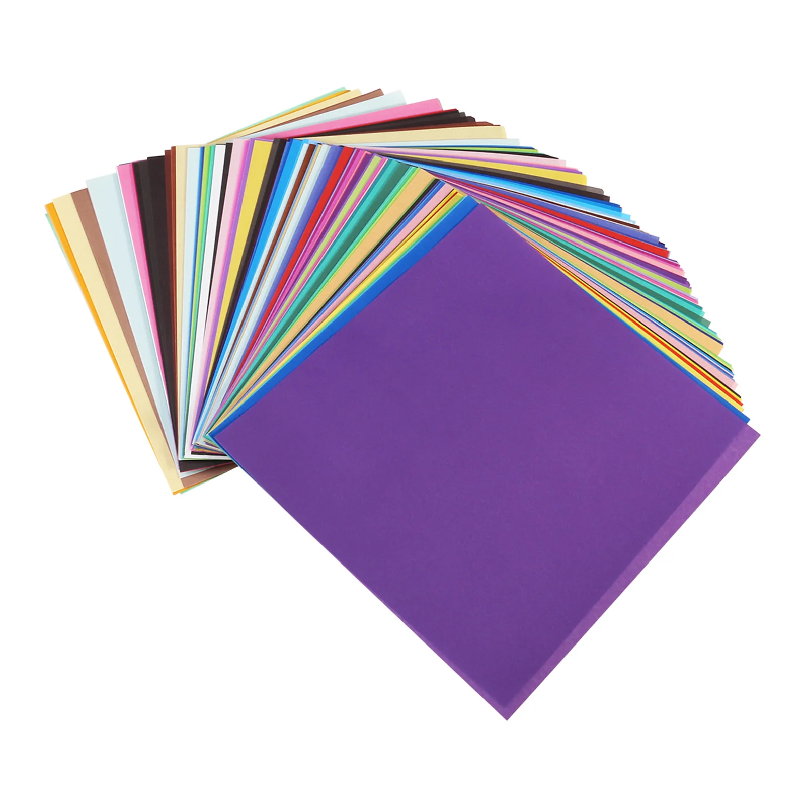 50 ورقة من ورق اوريغامي بألوان زاهية من جانب واحد 15 × 15 سم للمشروعات الفنية الورقية القابلة للطي #3