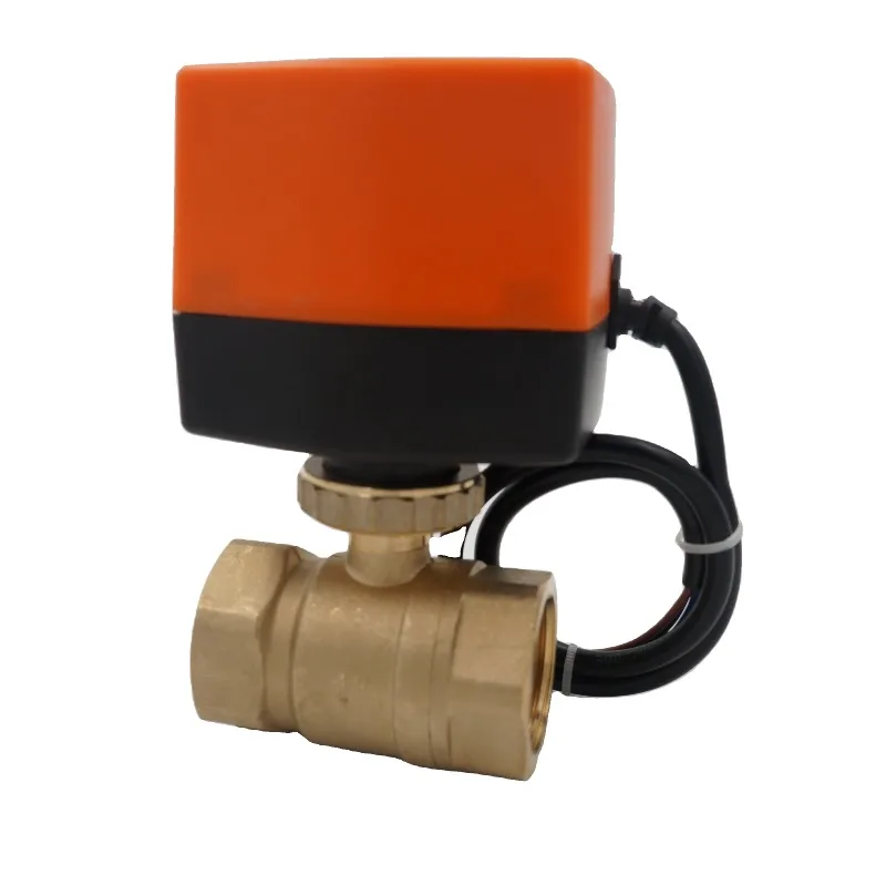 15Mm 20mm 25mm Brass Ball Valve 24V DC Motor Driven Actuator 2-way Valve, Electric Float Switch Valve