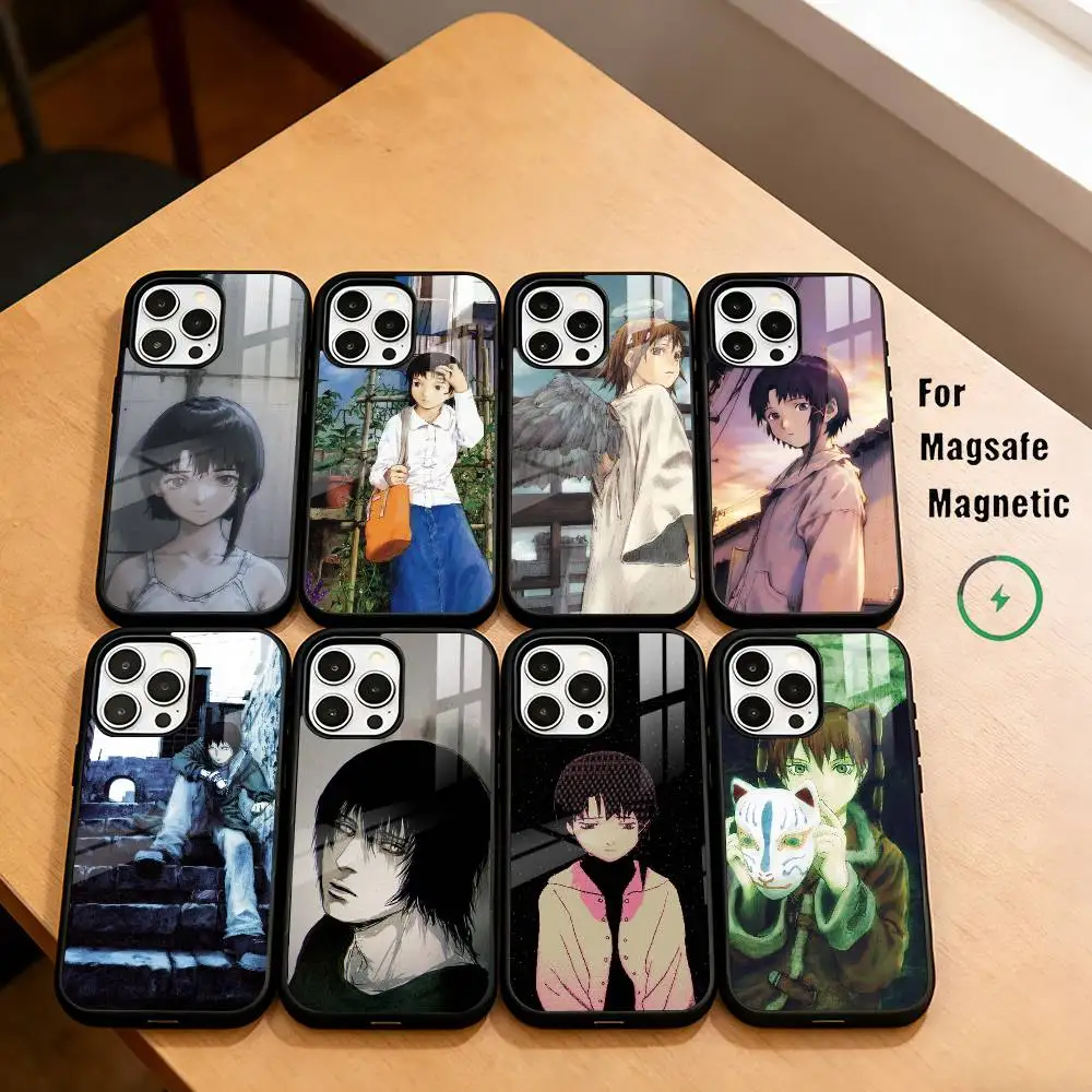 

S-Suspense Anime T-Texhnolyze Phone Case For iPhone17,16,15,14,13,12,11 Plus,Pro Magnetic with Magsafe Wireless Charging