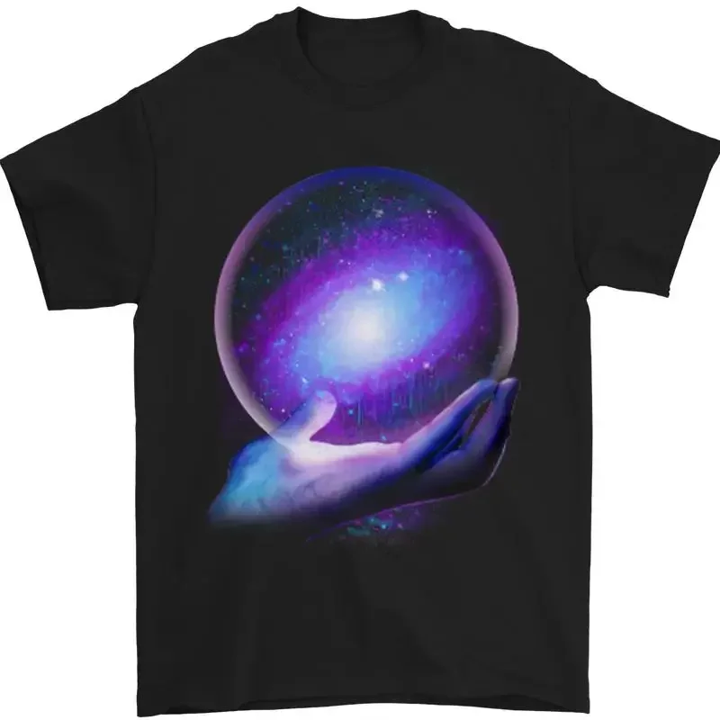 Mon Univers Planètes Astronomie Espace Galaxie T-Shirt Pour Hommes 100% Coton
