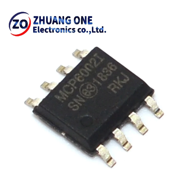 10pcs/lot New and original chip MCP6002T-I/SN MCP6002 MCP6002I SOP-8 Dual channel operational amplifier