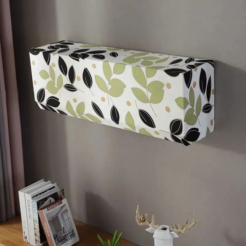 

Beautiful fabric design Bedroom air conditioning on standby 1.5P/2P fully covered elastic dust-proof cloth air conditioner cover
