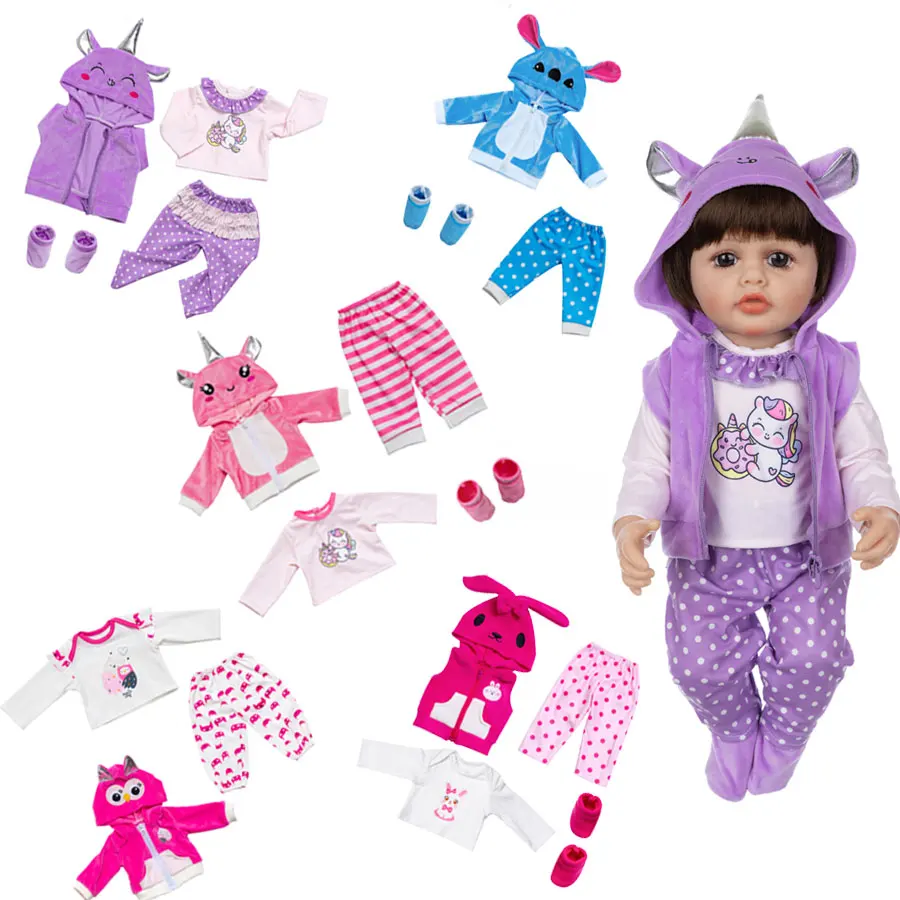 2025 New Lovely  Jumpsuits For 20-22 Inch Baby Reborn Doll 50-55cm Doll Clothes And Accessories