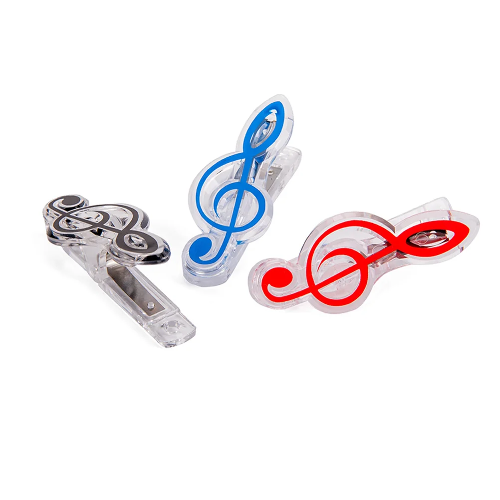 3pc Music Symbol Clip Plastic Mini Clothespins For Photo Paper Notes Decoration S Shape Stationery Supplies Office Binding view 6