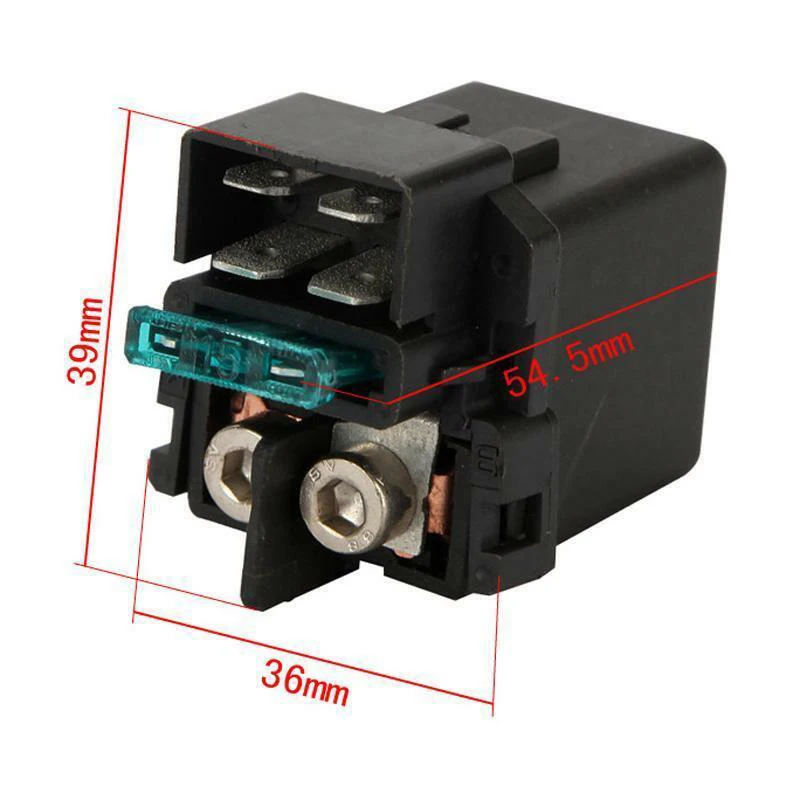 Solenoide de relé de arranque Cru para Honda CBR1000 Shadow VT 1100 VTX ST 1300 CB750SC