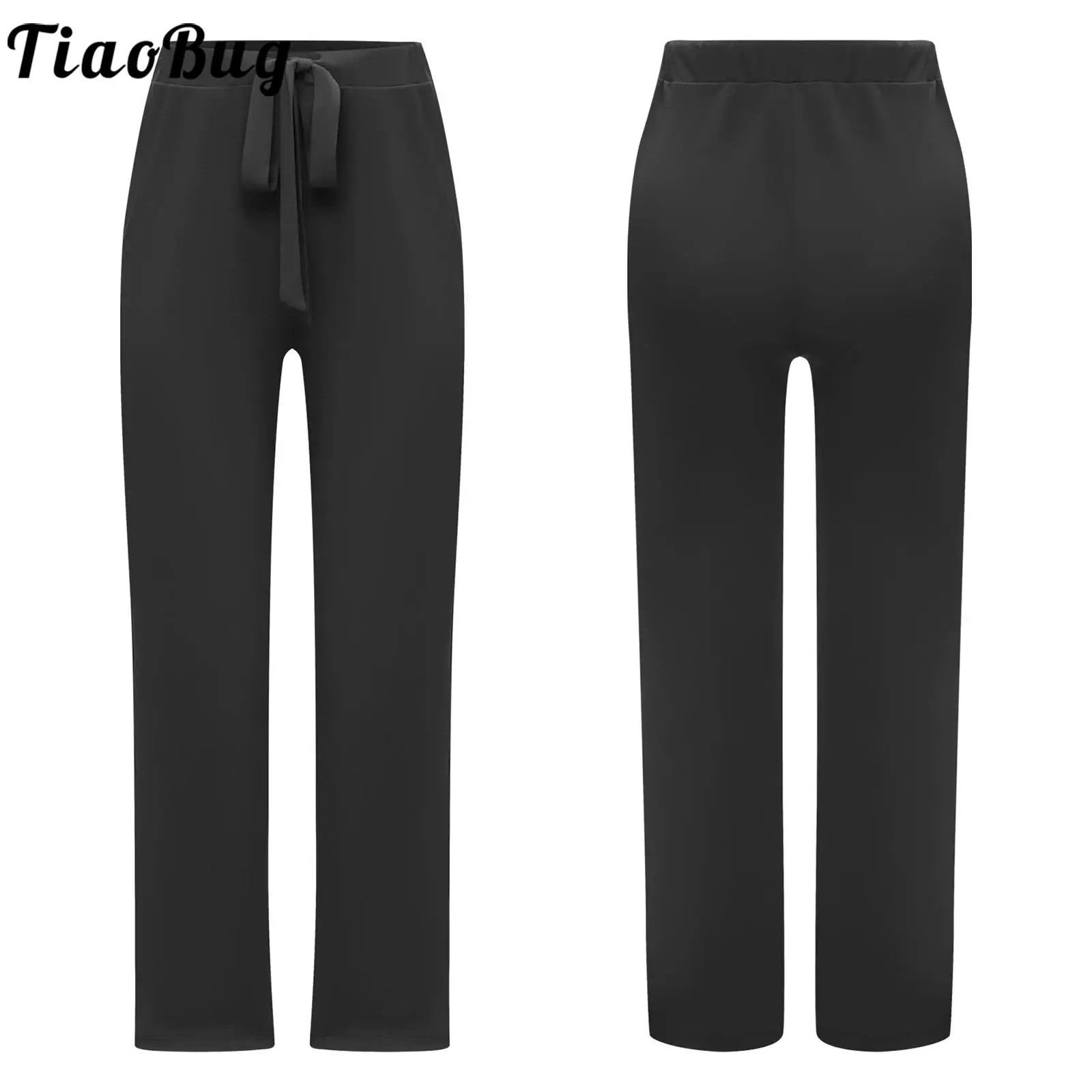 

Детские брюки для латиноамериканских танцев (танго, ча-ча-ча), джаза и бальных танцев для мальчиков, с эластичным поясом и завязками, для тренировок и выступлений