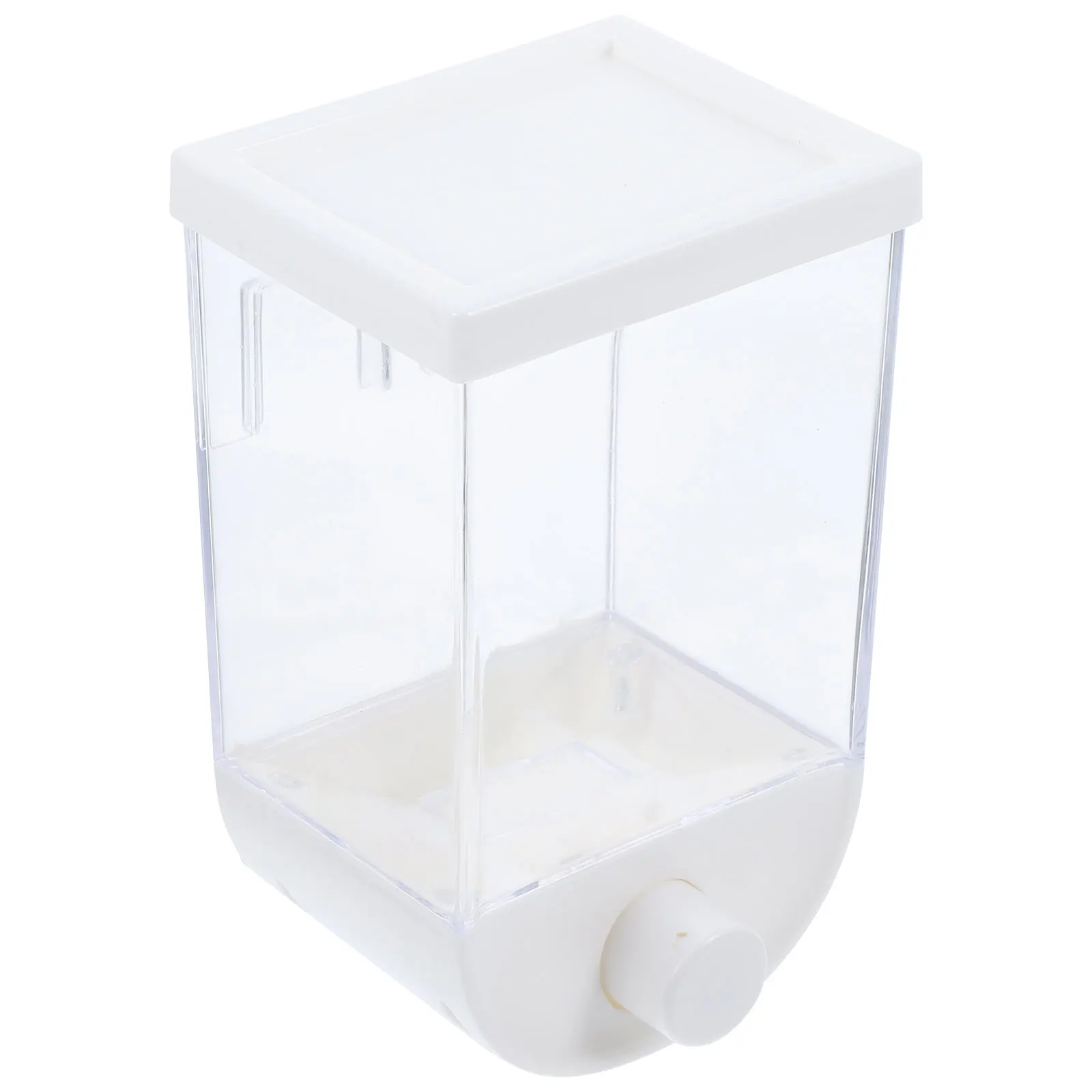 

Plastic Storage Tank Cereal Dispenser for Pantry Container Double Oatmeal Keeper Food