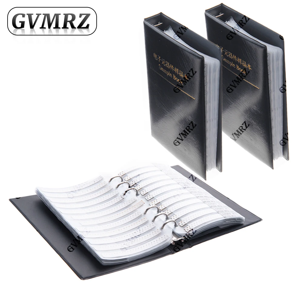 Sample Book 0805 0201 0603 1206 0402 5% Resistor Kit Smd Book Chip Resistor Assortment Kit FR-07 SMT 170 Values 0R-10M Smd 3R 4R