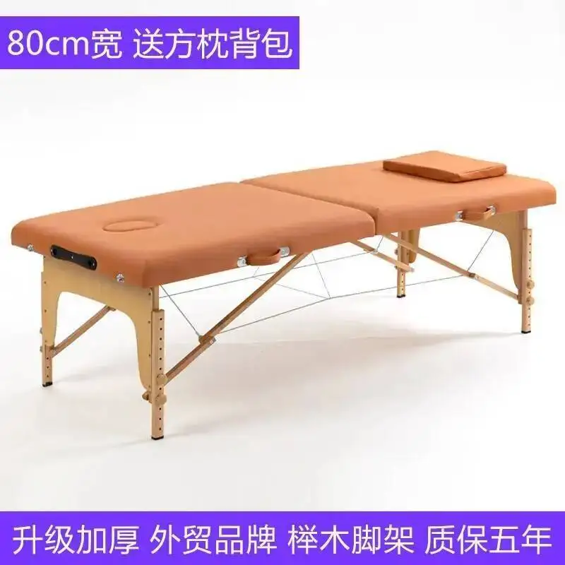 

Lash Tattoo Face Spa Massage Table Knead Thai Therapy Massage Bed Folding Portable Comfort Camilla Masaje Beauty Furniture KMMT