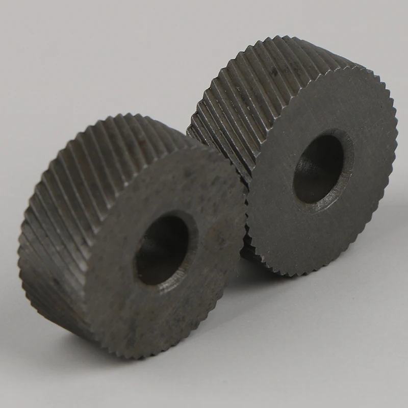 2PCS High Quality Anti Slip Diagonal Coarse 1.0 Reticulate Knurling Wheel For Metal Lathe