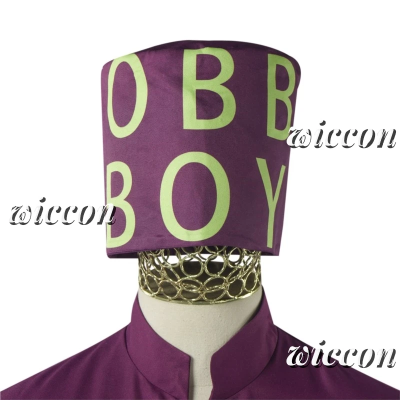 Zero Lobby Cosplay Costume Purpel Coat Pants Hat The Grand Cos Budapest Boys Men Adult Halloween Carnival Disguise Suit