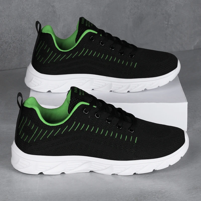 YRZL Leichte Laufschuhe, atmungsaktiv, rutschfest, für Herren, bequeme Turnschuhe, Outdoor-Sport, weich, verschleißfest – Detail 10
