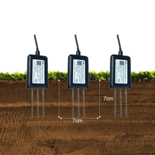 CDT-30B Rs485 0-2v Output Plant Soil Moisture EC Measurement Probe Sensor Temperature Sensors