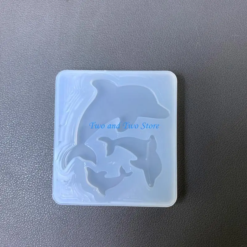HX6F Clovers Pendant Mold Handmade Jewelry Charm Mould Silicone Accessory Mould