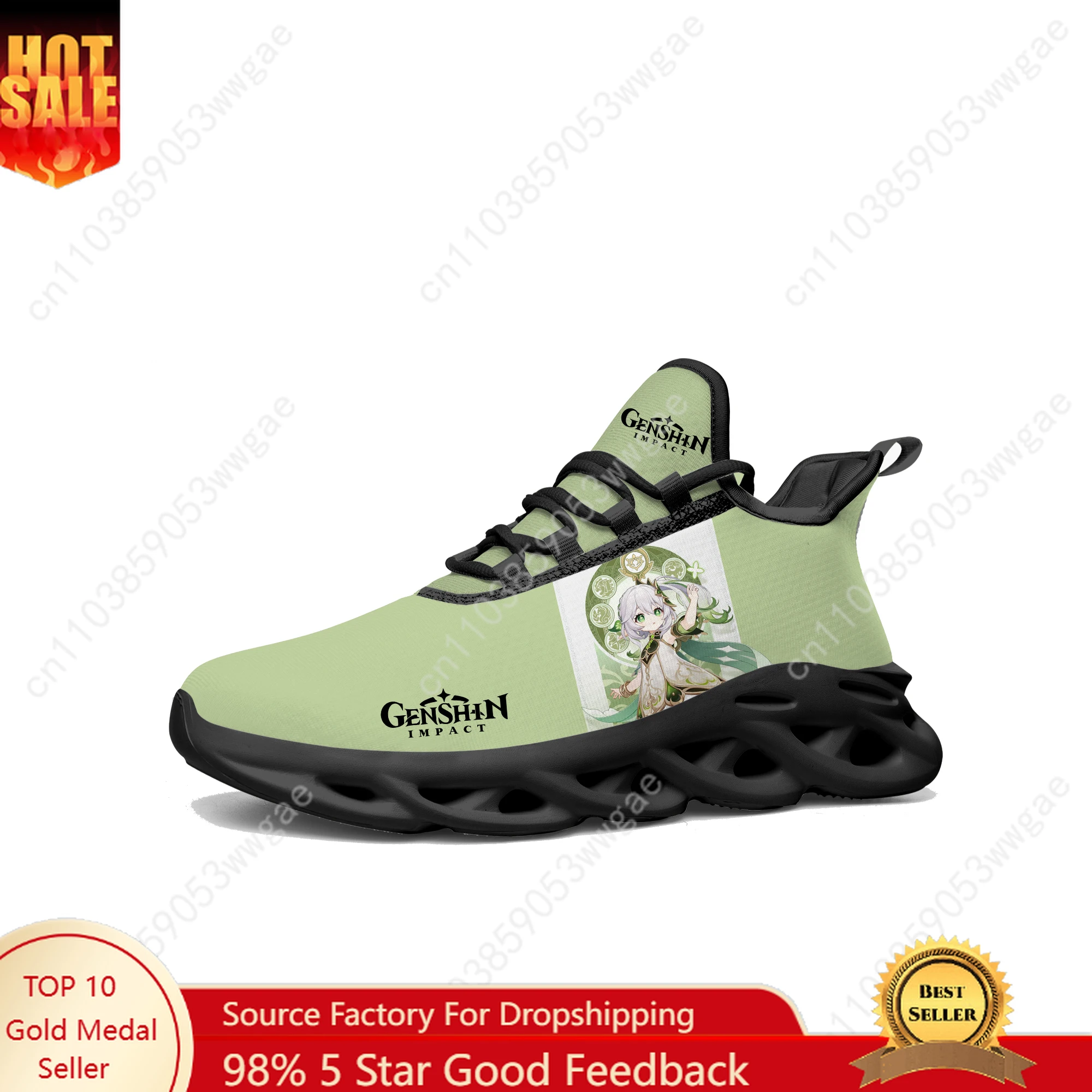

Genshin Nahida Lace Mesh Shoe Flat Sneaker Mens Womens Sport Running Shoes Sport Sneaker Comfortable Cartoon Customized Footwear