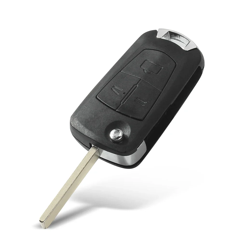 Dandkey 10 szt. Zamiennik zdalnego zmodyfikowanego składany kluczyk samochodowy do Vauxhall Opel Astra Zafira Omega Vectra obudowa kluczyka do samochodu Fob HU46 HU100