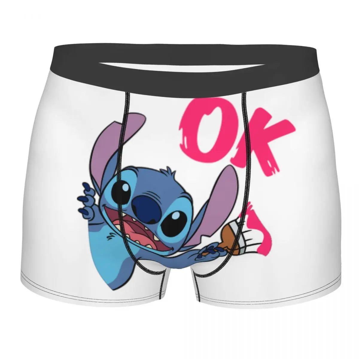 

Custom Stitch TV Cartoon Animation Underwear Men Breathbale Boxer Briefs