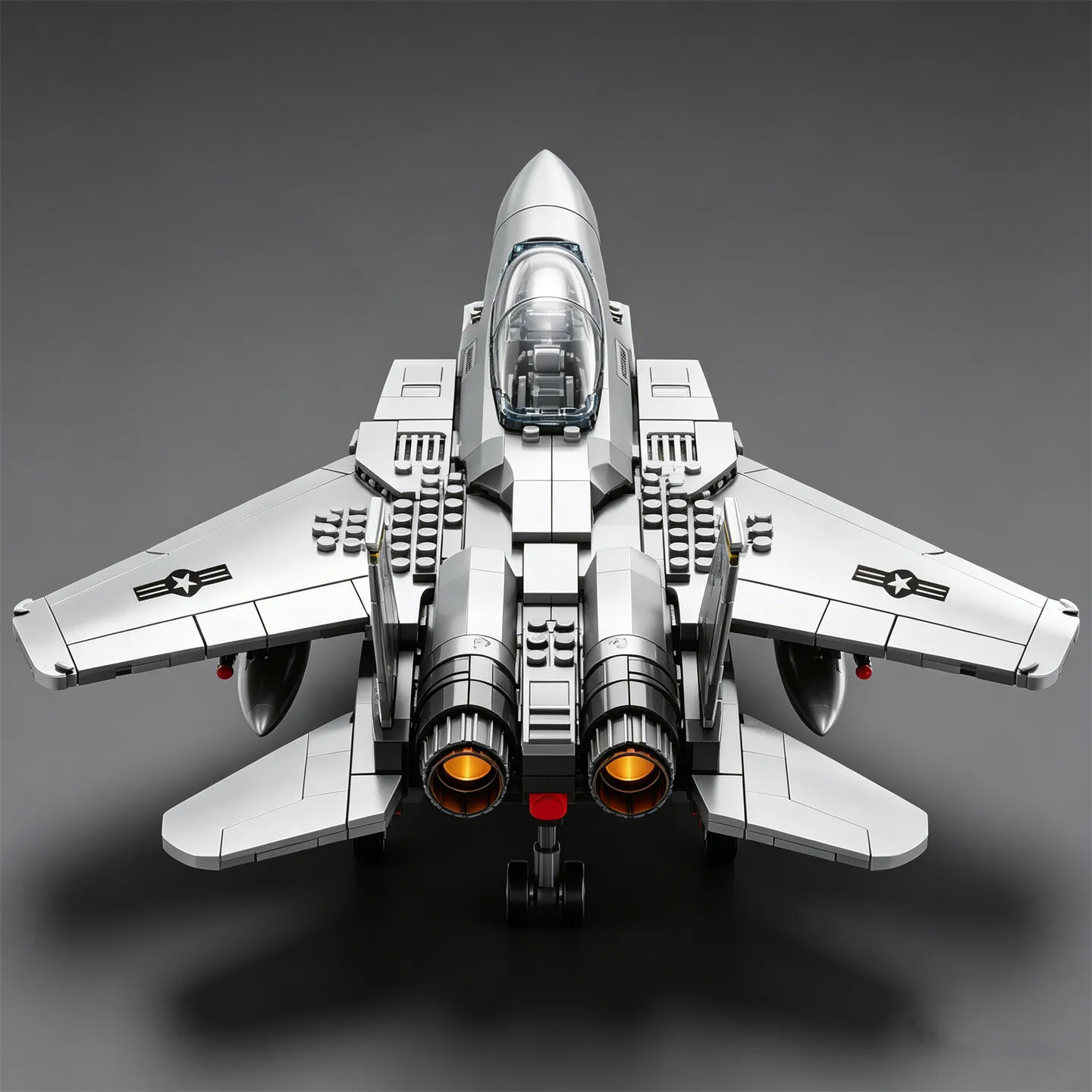 U.S. Air Force F-15 Fighter Assembly Kit: “Eagle” Combat Model—Educational Toy (Military Series)