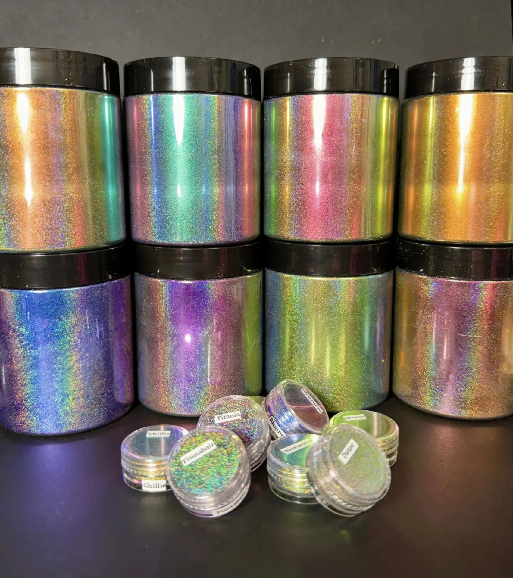 

1g Holographic Supershifter Chrome Colorshift Watercolors Paint Prismatic Hypershift Chameleon PIGMENTS