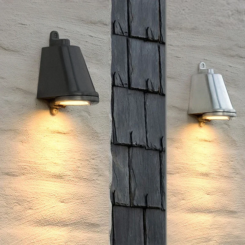 Industrial Style Retro Waterproof LED Wall Sconce Light Aluminum Base Garden Decor  Lamp & Door Head Fixture