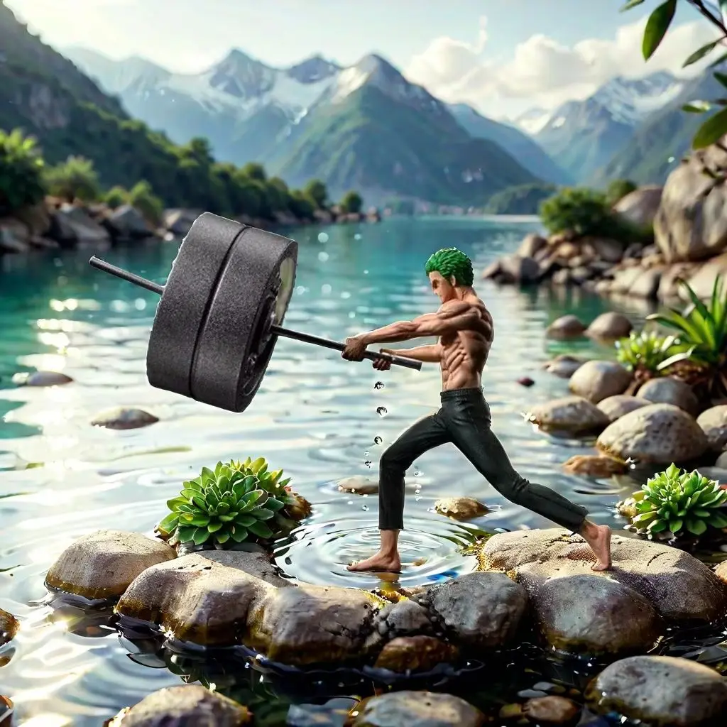 

One Piece Anime Figure Roronoa Zoro Pvc Figurine Model Doll Ornament Collection Room Decora Desk Toys Birthday Gifts
