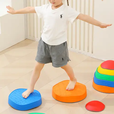 Trampling Stone Tactile Sensory Balance Training Stapstones Child Explorer Kit Outdoor Toy Children Explorers Stepping Stones