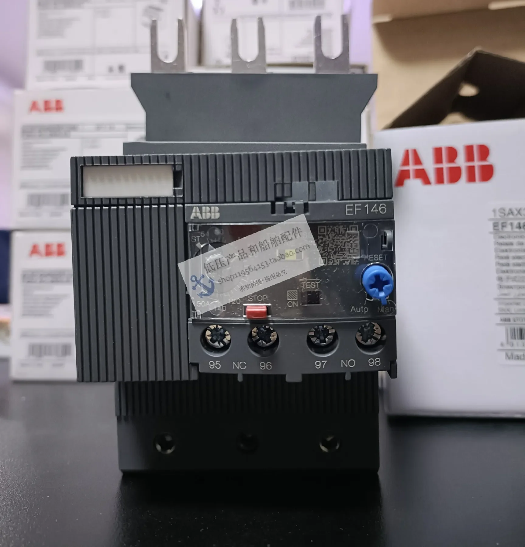 New Original ABB Electronic Overload Relay EF146-150 (current: 54-150A)