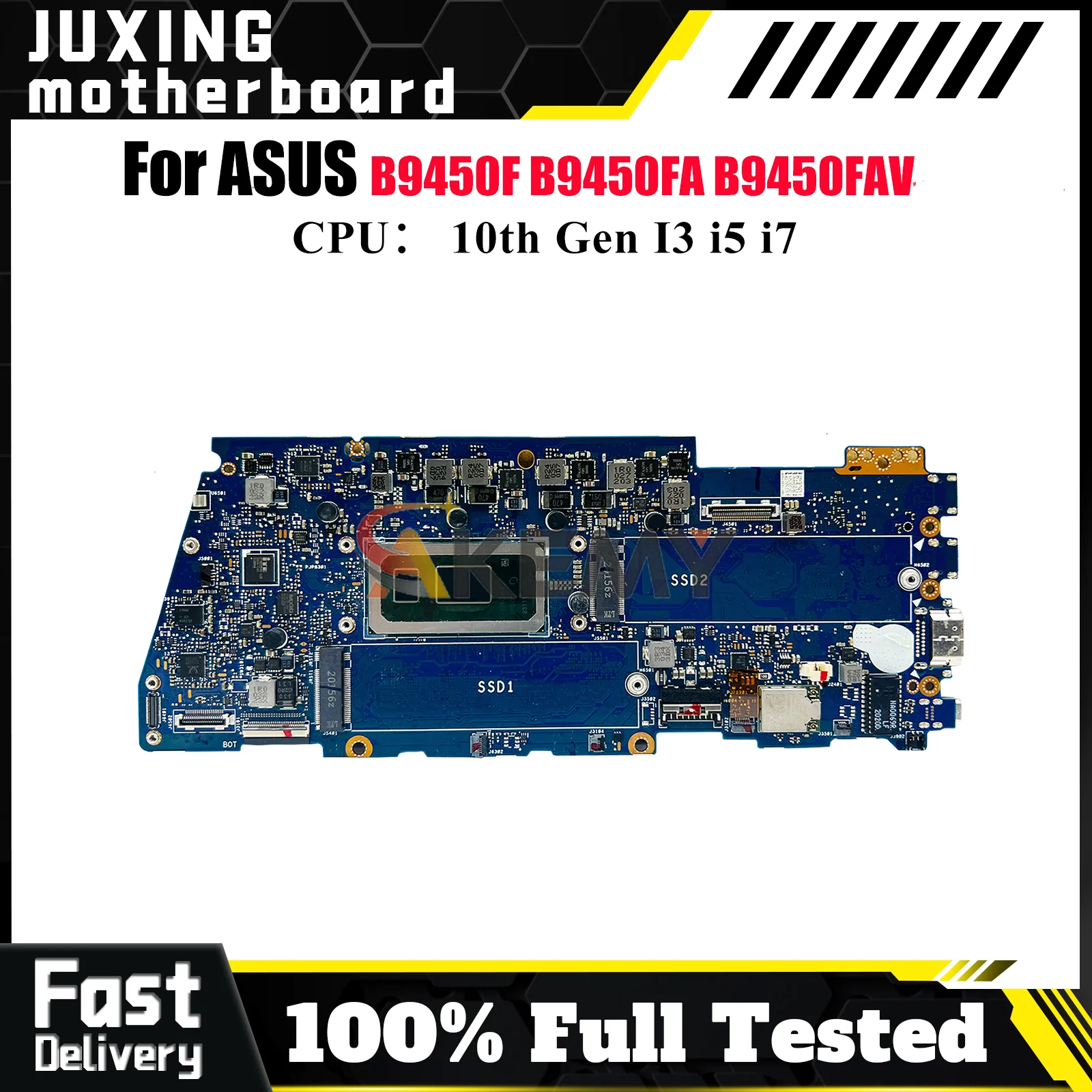 

B9450FA Материнская плата для ноутбука ASUS ExpertBook B9450FA B9450F B9450FAV Материнская плата для ноутбука с 10-го поколения I3 i5 i7 100% тестирование ОК