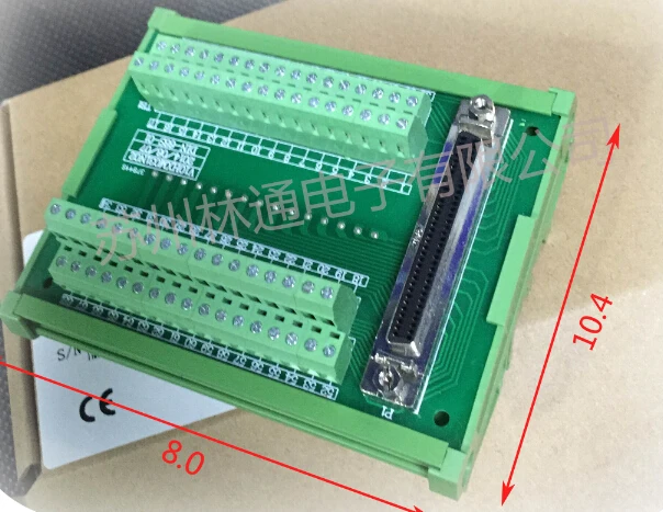 68P Terminal Board Amp AMP SCSI-68P Female Seat Advantech Linghua DIN-68S-01 Relay Terminal Station