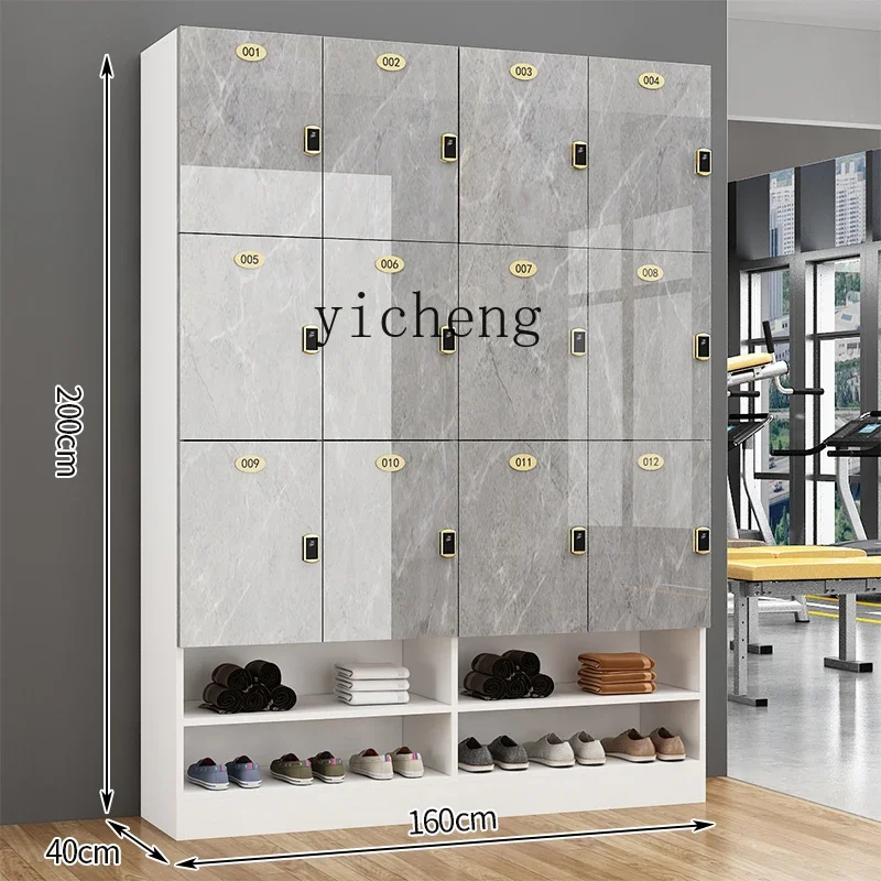 AA  staff wooden locker beauty salon bathroom yoga studio gym locker with lock