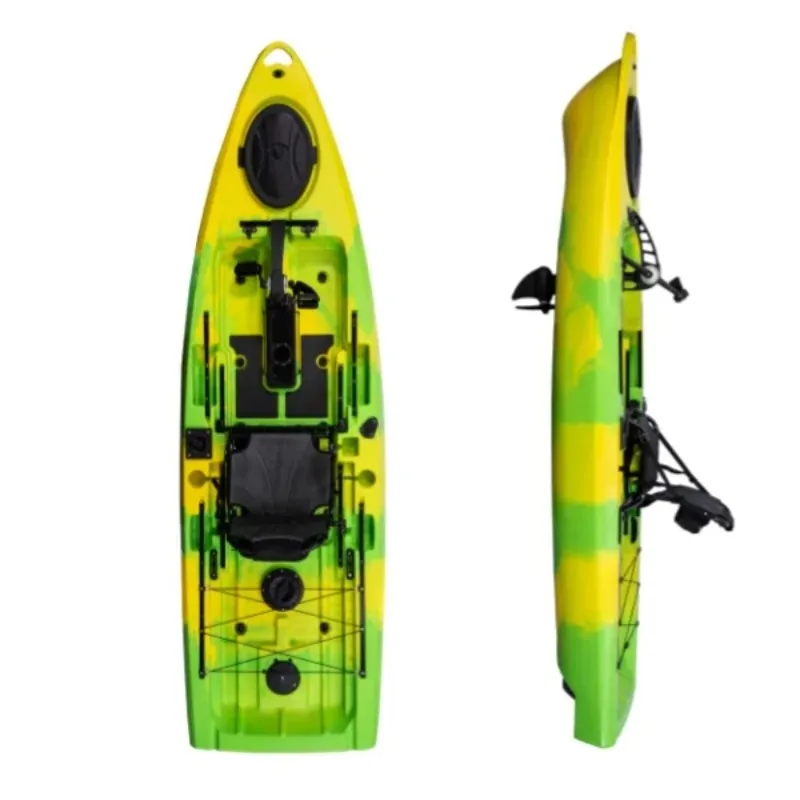 

LSF Single Person Pedal Drive New Designed Non-Inflatable Fishing Canoe/Kayak Electric Motor Sales One Seating Fishing Foot Boat
