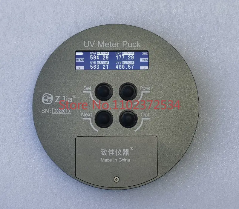 

UV Meter Puck replaces the US EITUV POWER PUCK II four channel UV multi band energy meter