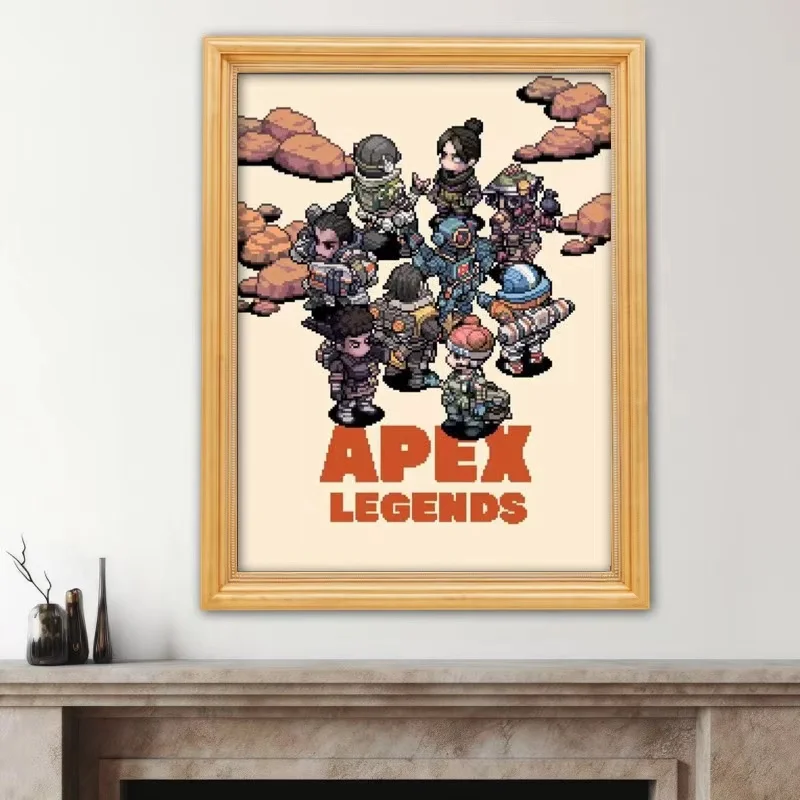 5D DIY Apex Legends Diamond Art Painting Kits Mosaic 2024 New Embroidery Jewelry Cross Stitch Home Decor Children's Gift Crafts