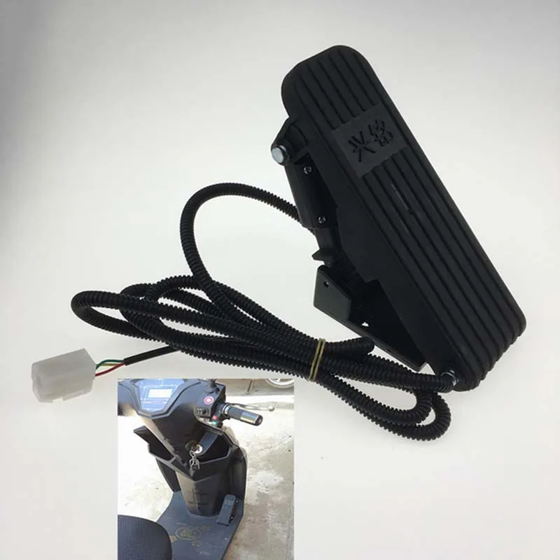 Foot Pedal Throttle Foot Pedal Accelerator Electric Car Accelerator Pedal Speed Control Bicycle conversion