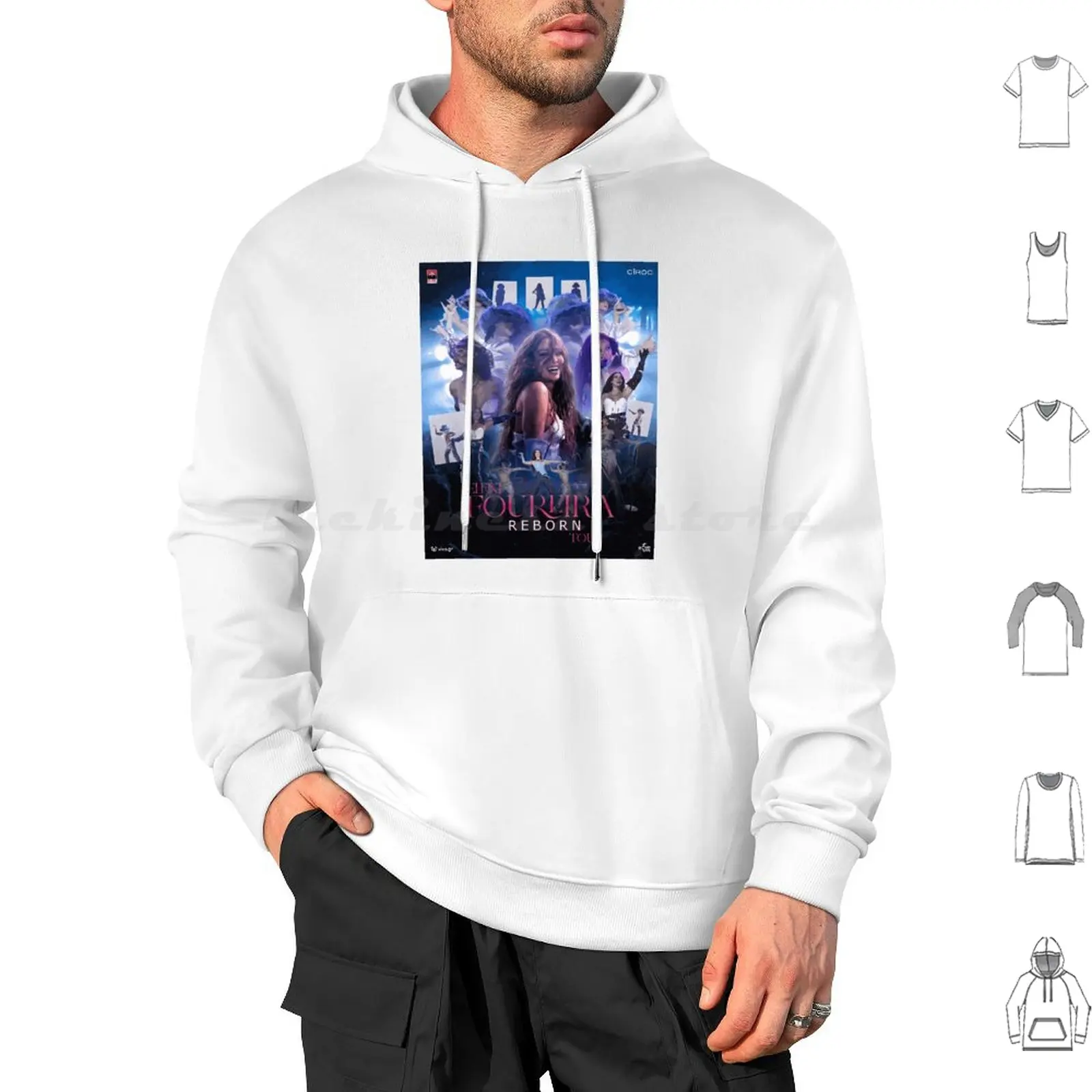 

Eleni Foureira Reborn Tour Hoodie cotton Long Sleeve