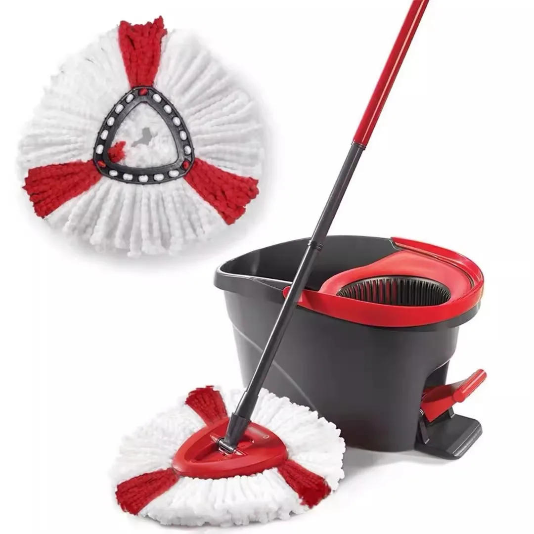 Suitable For Vileda And Ocedar Spin Mop Heads Triangular Cleaning Cloth Pad Brush Head Replacement Accessories