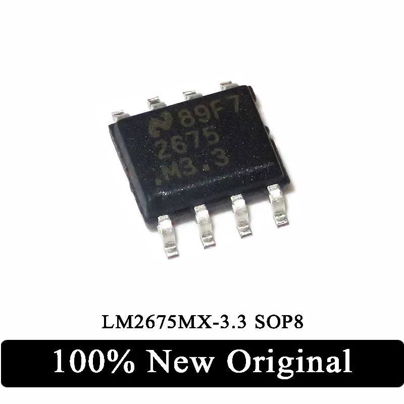 100% New Original LM2675MX-3.3 SMD SOP8 imprint 2675 M3.3 3.3V chip IC In Stock