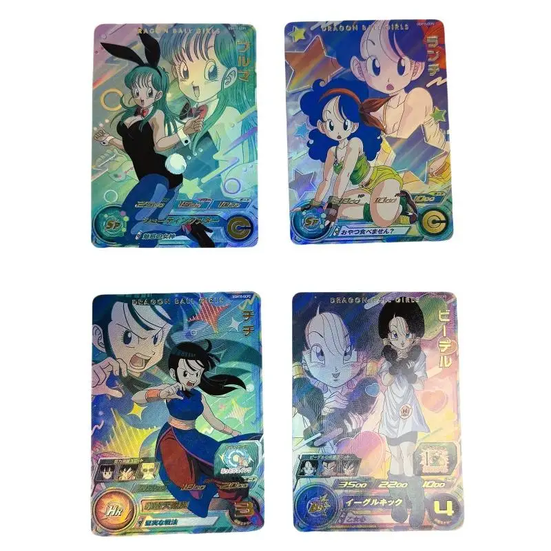 Dragon Ball Flash Card Son Goku Bulma Launch Kame Sennin Diy Commemorative akira toriyama Action Toy Figur Anime Game Collection