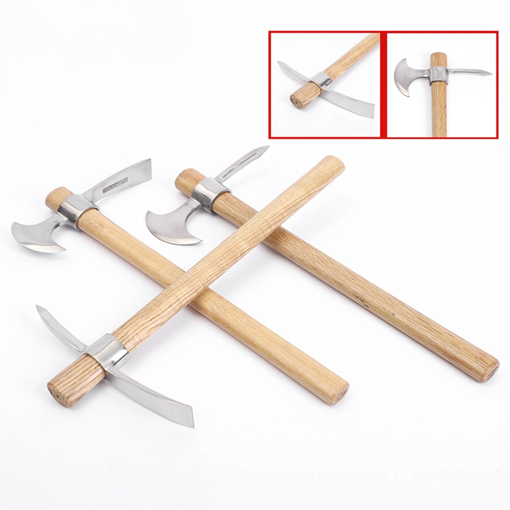 Easy Carrying Double Headed Pointed Pickaxe Efficient Digging Clearing Multifunctional Crossed Pick Tool for Gardening Work
