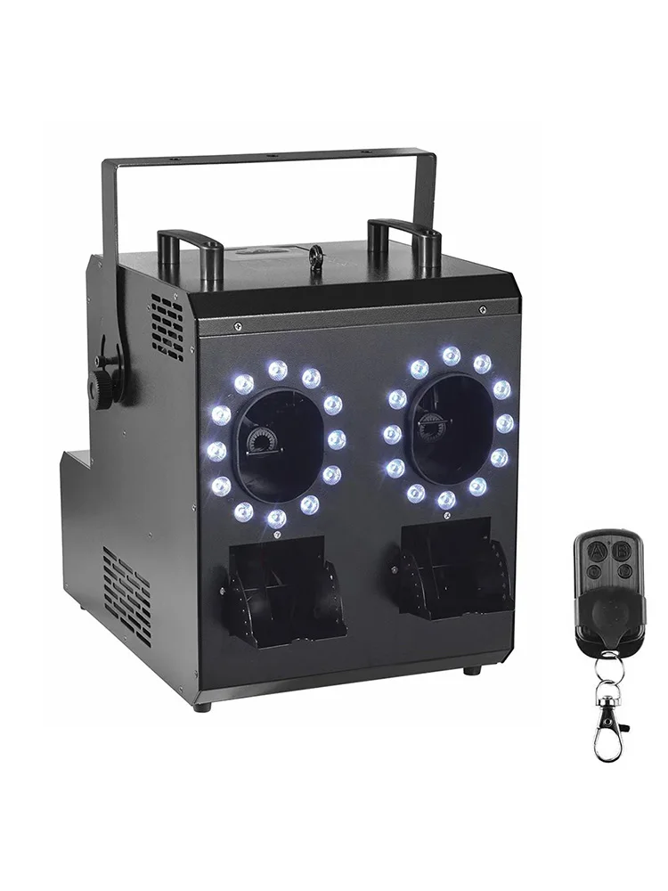 1500W Fog Bubble Machine Afstandsbediening met 24LEDs RGBW Rookmachine DJ Podiumapparatuur voor Halloween Verjaardagsfeestjes Bruiloft Club - afbeelding 2