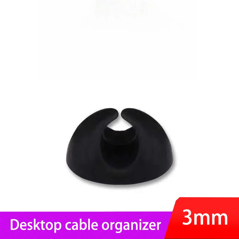

2pcs Cable Clips Organizer for Phone Charging Cable, Cable Holder for Computer, USB Cable, Mouse, Headphone Cable - White