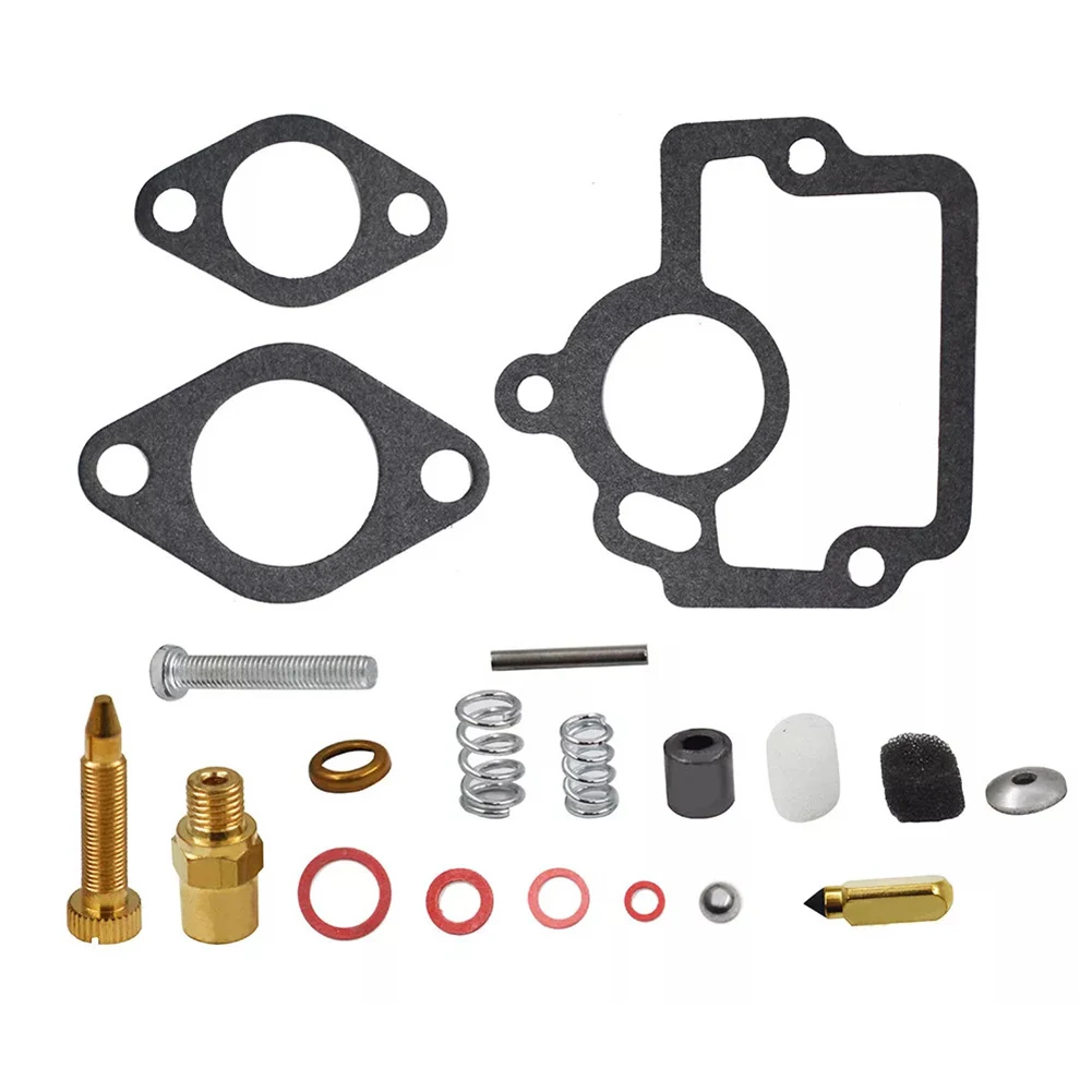 Carburetor Rebuild Kit for International Harvester For Farmall Tractor Models H HV I4 O4 W4 with Throttle Housing Gasket