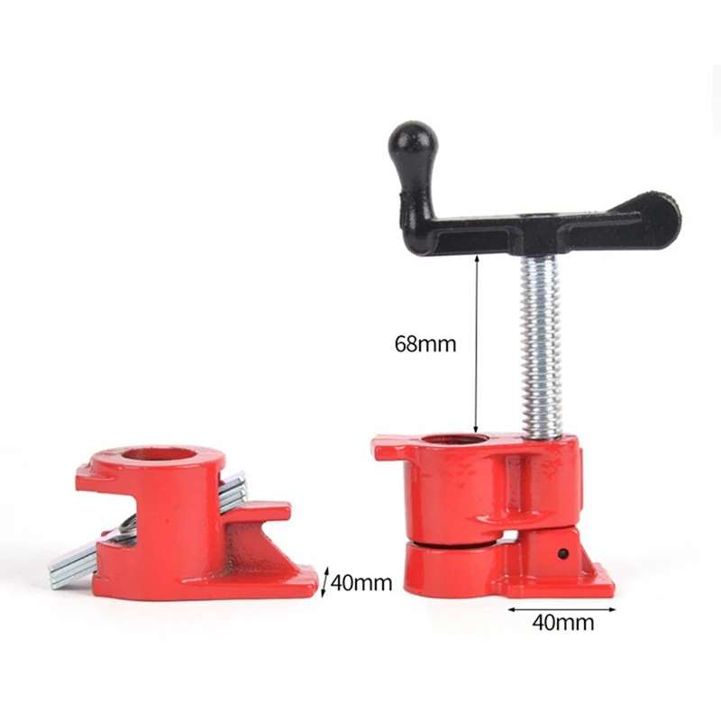 Braçadeira de tubulação para carpintaria, braçadeira de tubulação de liberação rápida resistente, braçadeira de tubulação manual, ferramentas de hardware, fácil instalação, fácil de usar