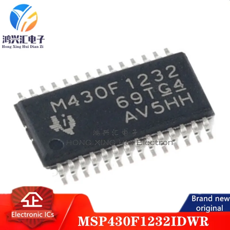 New/Original MSP430F1232IDWR MCU 16-bit MSP430 RISC 8KB Flash 2.5V/3.3V 28-Pin SOIC T/R