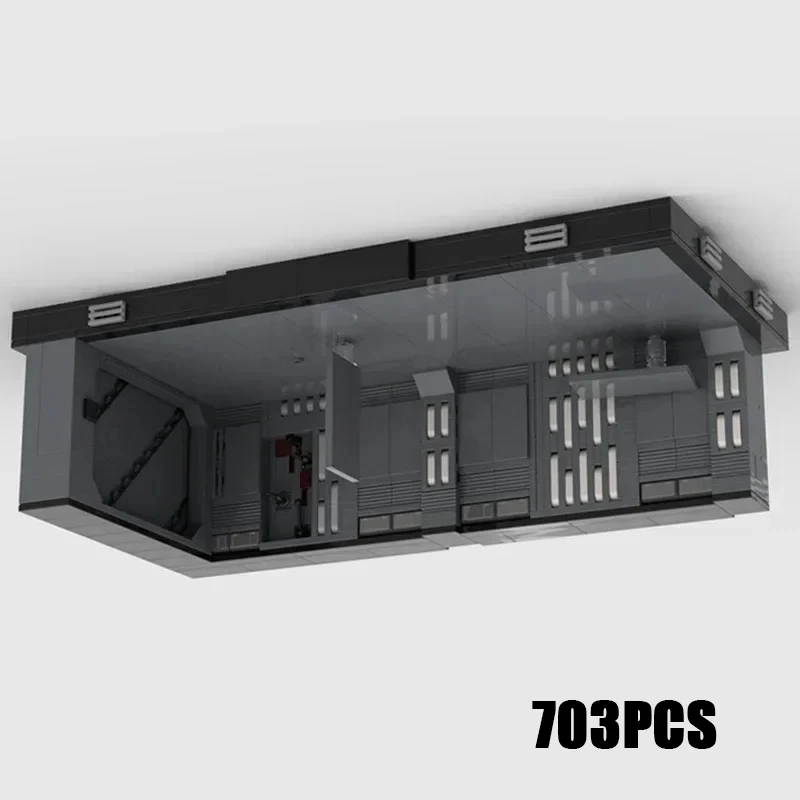 

Звездная модель фильма Moc, строительные кирпичи, рампге преступников, технологические блоки, подарки, рождественские игрушки, наборы «сделай сам», сборка
