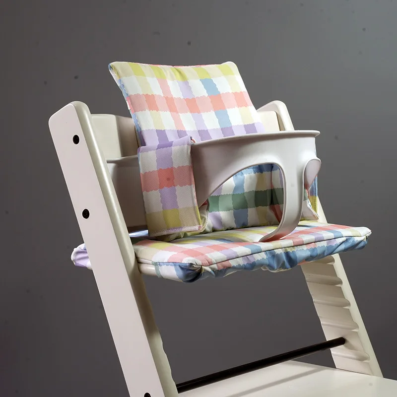 Nordic S  trippe  growth chair cushion, dining chair cover anti-dirty COVER children