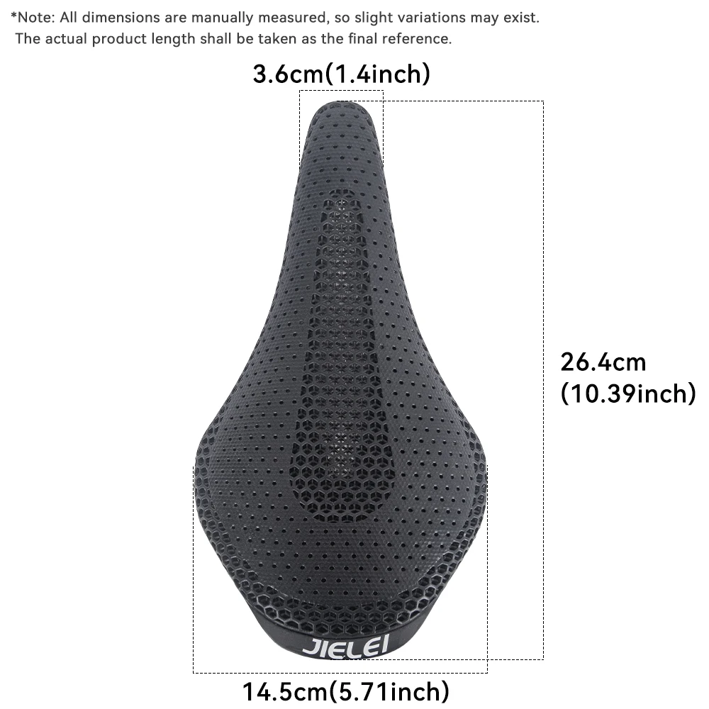Vollcarbon 3D-gedruckter Sattel, ultraleicht, 173g, 7*9, Fahrradsitz für Herren und Damen, Triathlon, Rennrad, MTB, Mountainbike, Gravelbike, Faltrad – Detail 8