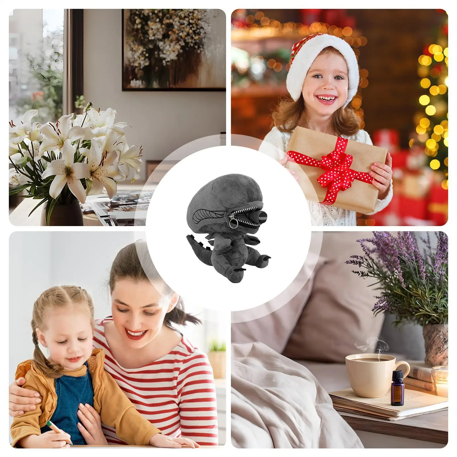 Cuscini Peluche a Forma di Animale con Cerniera, Giocattoli Imbottiti, Decorazione Cartoon, Regalo Trendy